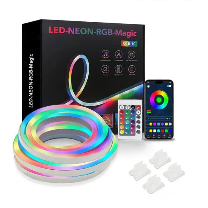 LED Neon RGB Magic Flexible Strip Light With App control