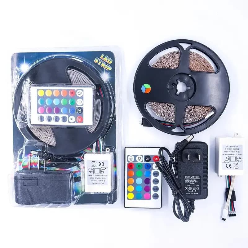 16 Feet Rgb Remote Control Led Strip Light - Rgb Light