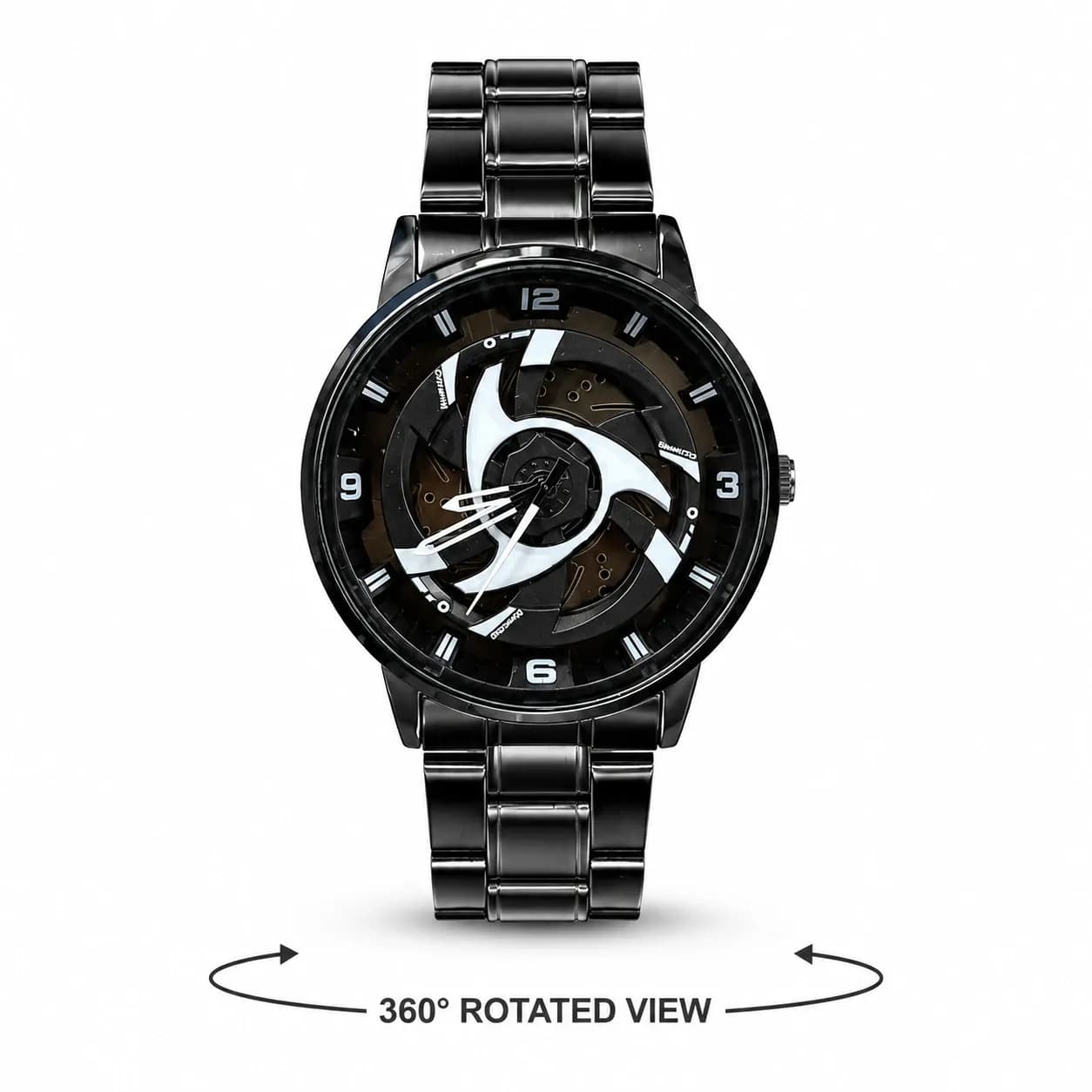 Wheel Rim Rotating Watch